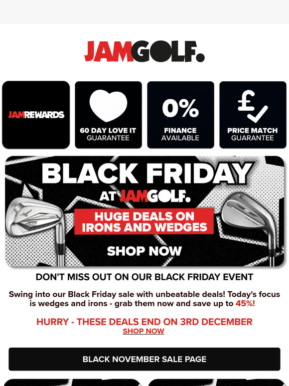 The BEST deals on irons and wedges