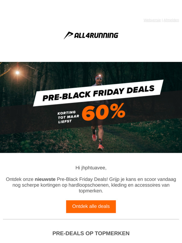 jhphtuavee, speciaal voor jou: nieuwe Pre-Black Friday Deals!