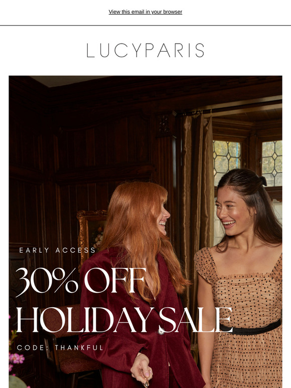 Pre-Black Friday 🤎 30% OFF