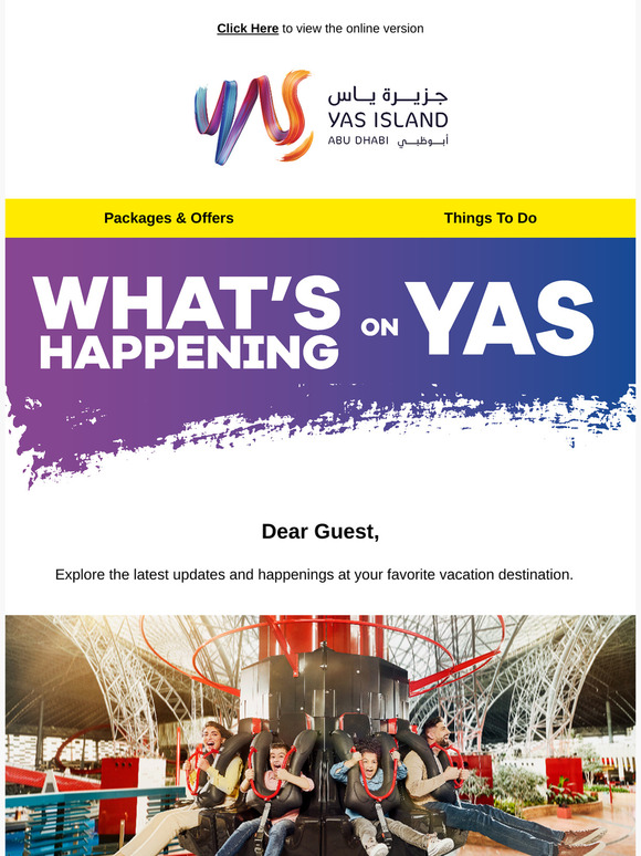 What's Happening on Yas Island 🙌
