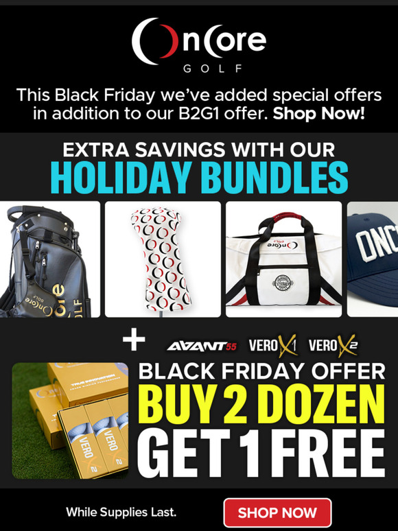 OnCore Adds Extra Holiday Bundles - Shop Now! ⛳