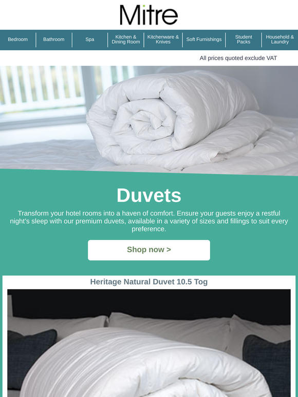 We've got your duvets covered!