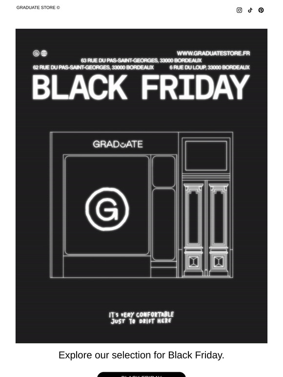 Graduate Store x Black Friday