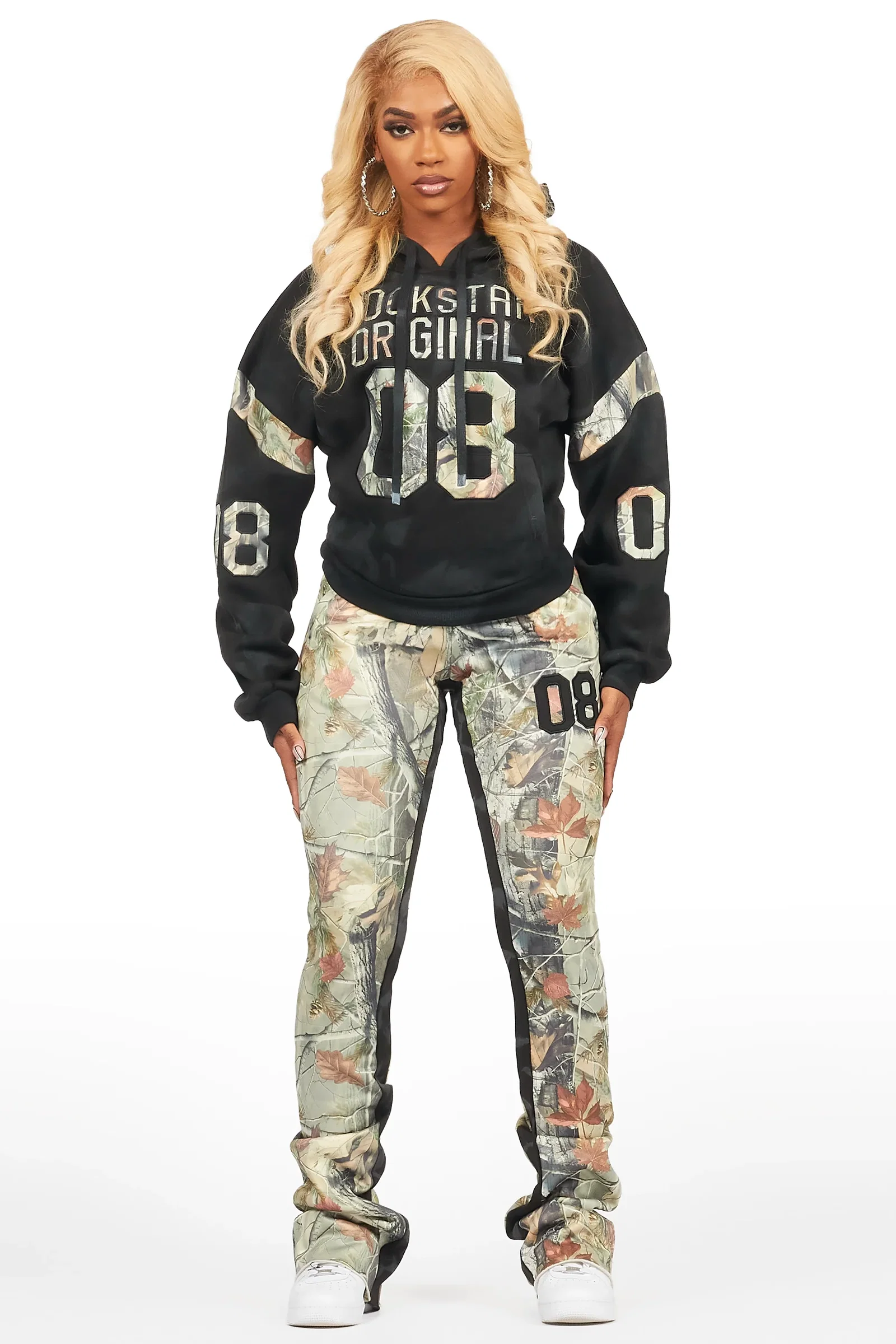 Image of Eniyha Black/Camo Stacked Trackset