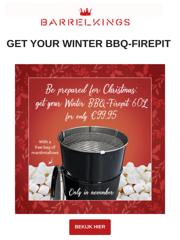 Get your winter BBQ-Firepit !