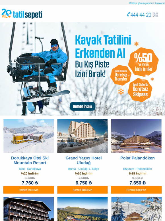❄️ Kar Yağışı Başladı! Kayak Otellerinde Fırsatlarla Erkenden Yerini Al! ⛷️
