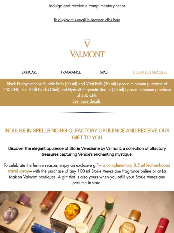 Olfactory jewels and exclusive offers await