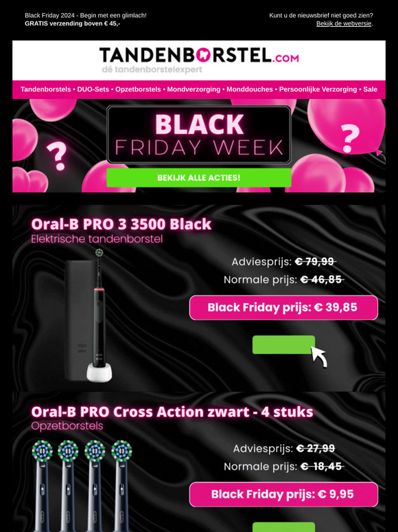 Black Friday Week is van start 🖤 Poets voordelig