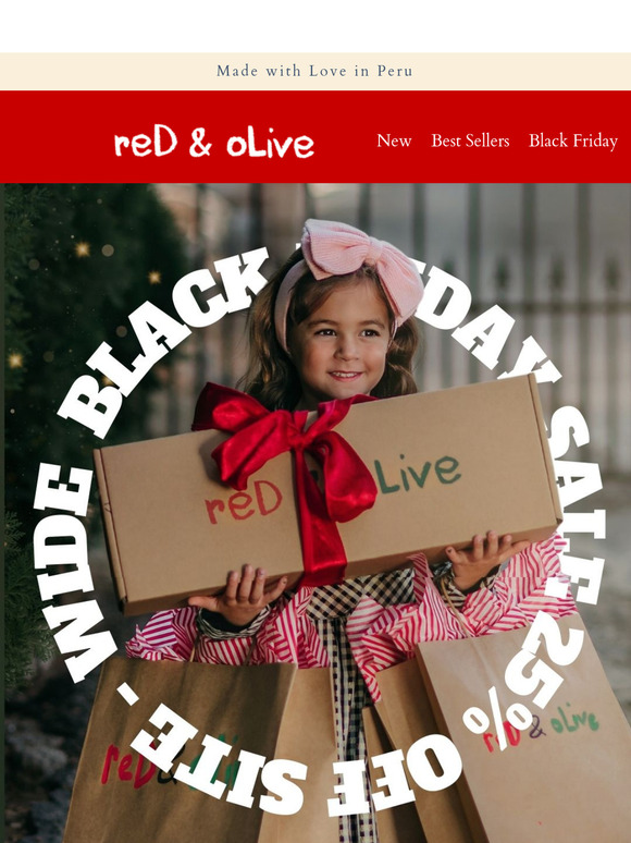 Holiday Joy Starts Here – 25% OFF Sitewide!