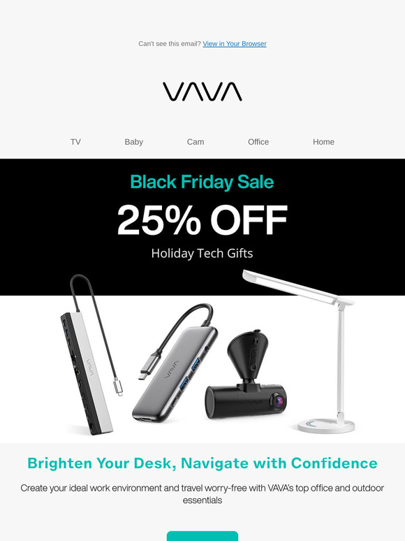 25% OFF VAVA Office & Outdoor Gear This Black Friday🌟