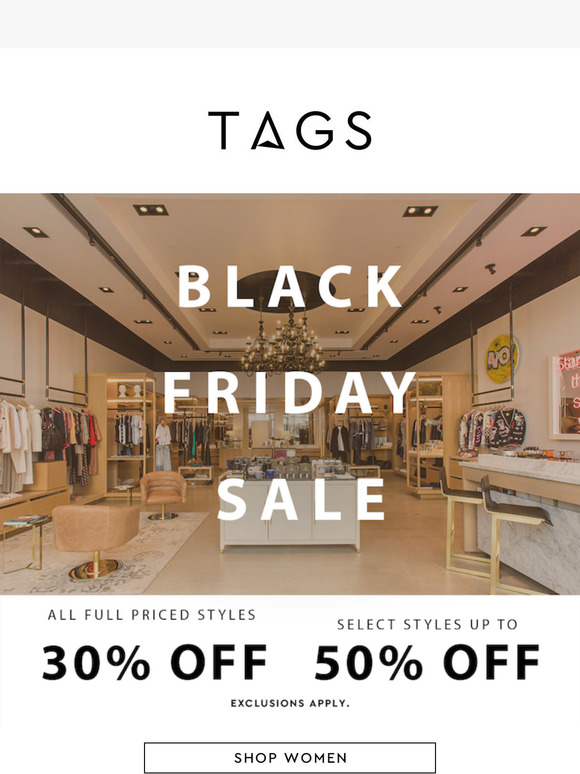 Black Friday starts now! Shop the sale!