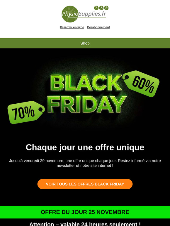 Découvrez l'OFFRE DU JOUR d'aujourd'hui – valable 24 heures !