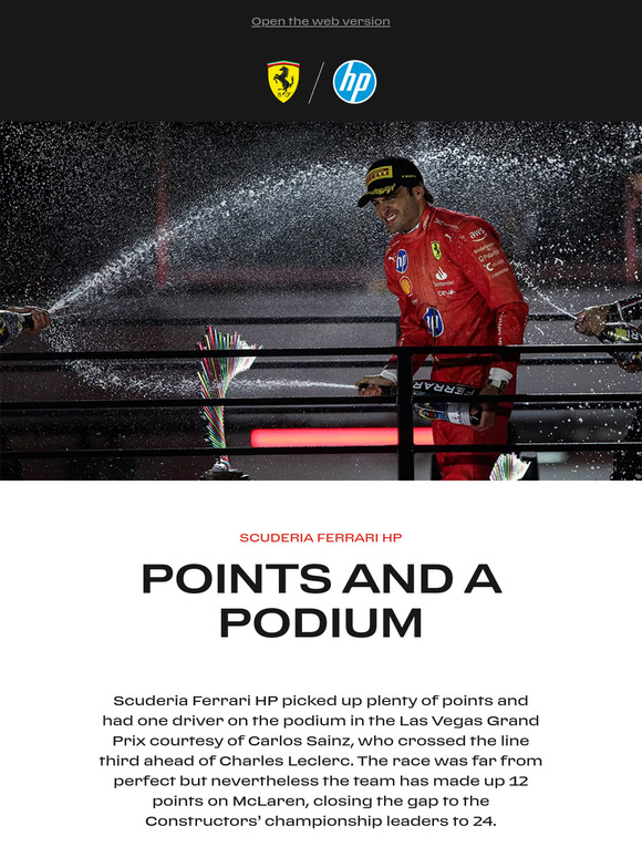 Points and a podium