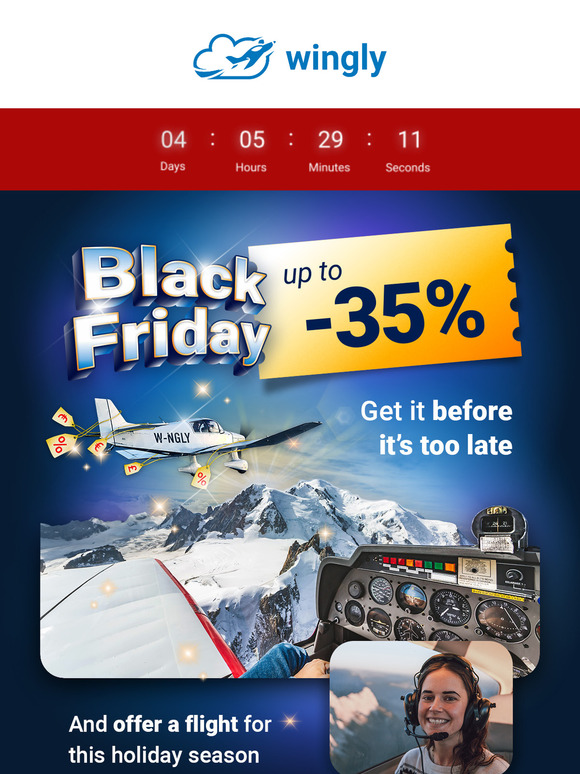 Black Friday is still on at Wingly 💙