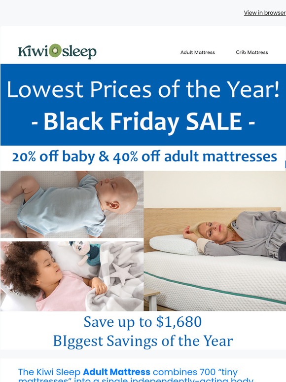 LOWEST PRICES of the Year! -  Black Friday Sale