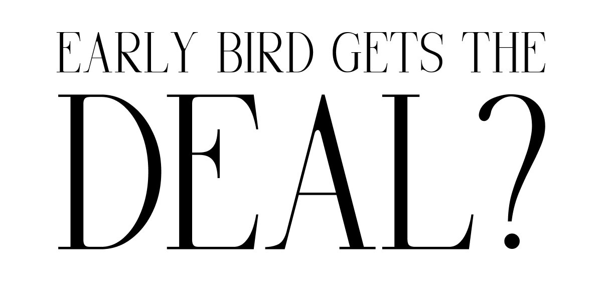 Early bird !