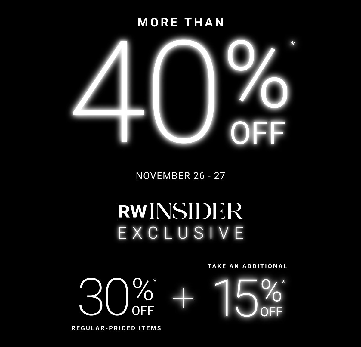 RW insider exclusive