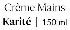 Crème Mains Karité
