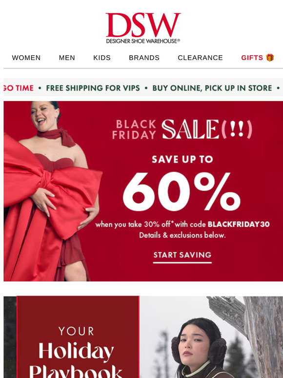 DSW UP TO 60 OFF BLACK FRIDAY SALE Milled