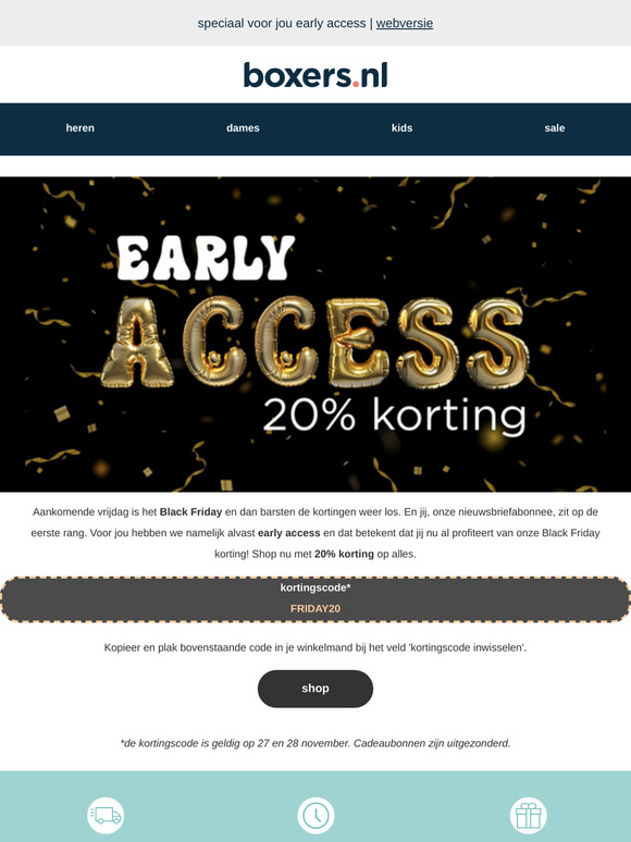 nu al 20% korting 🛍️