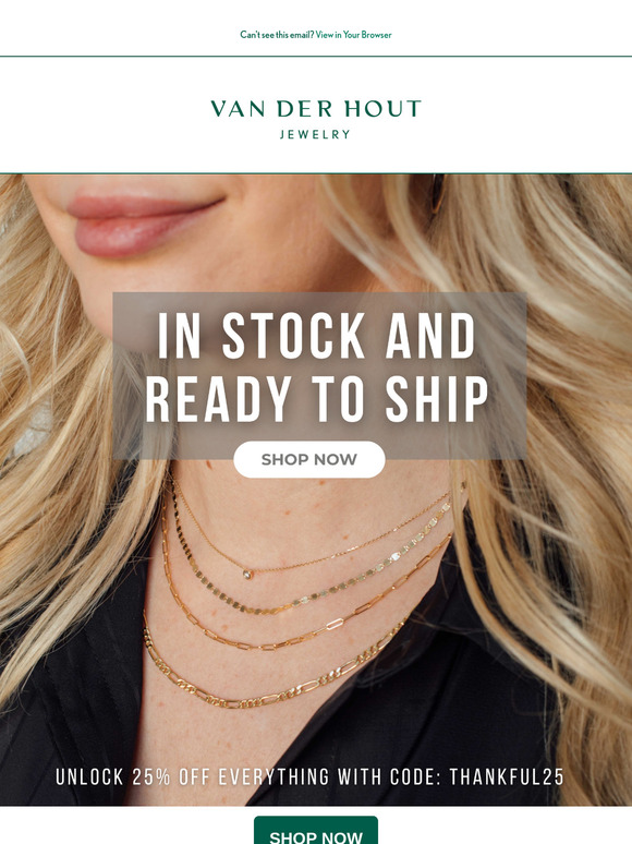In Stock and Ready to Ship! 📬