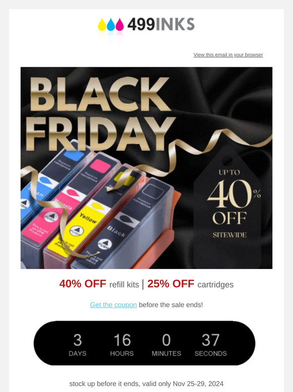40% OFF Black Friday Ends Soon!