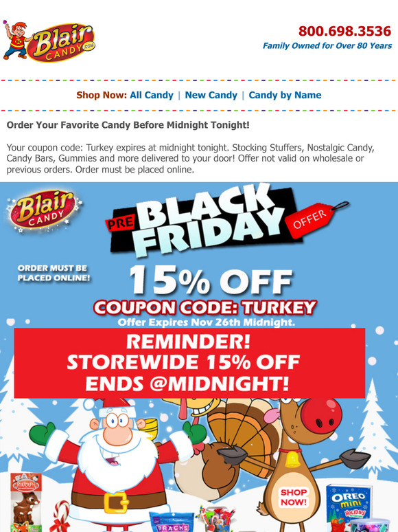Our 15% Off storewide sale ends tonight!