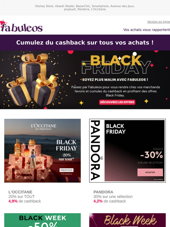 Profitez du BLACK FRIDAY pour vos achats de Noël !