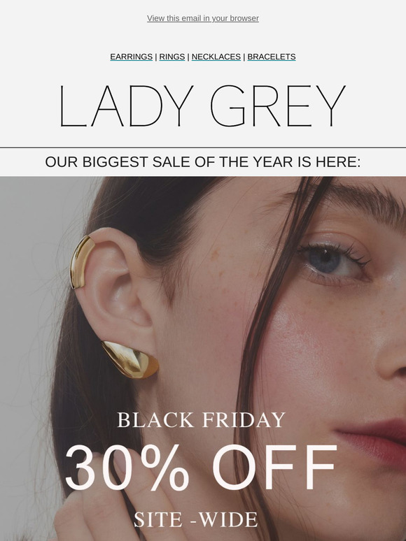 BLACK FRIDAY SALE: 30% Off sitewide starts now!