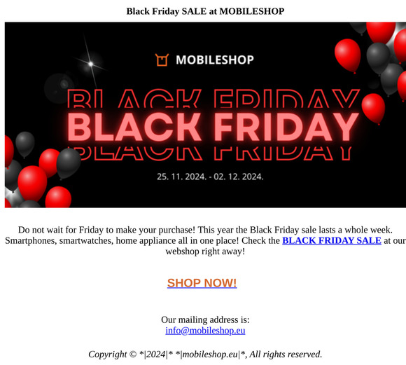 ⚫ Black Friday Sale at MobileShop⚫