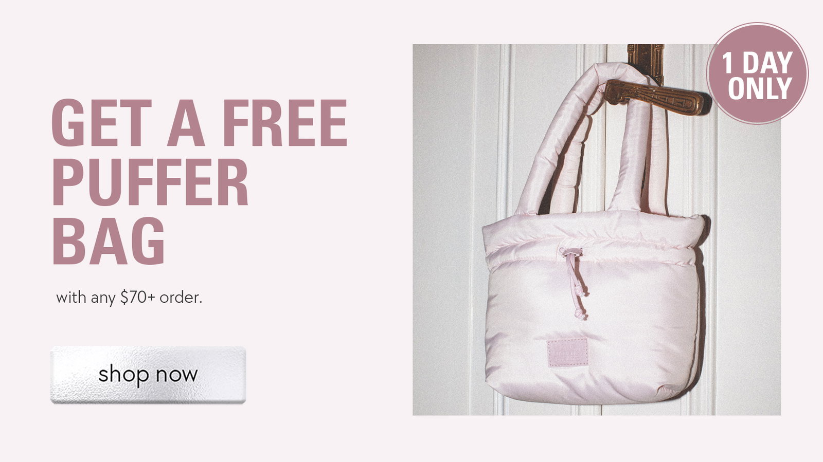 free puffer bag