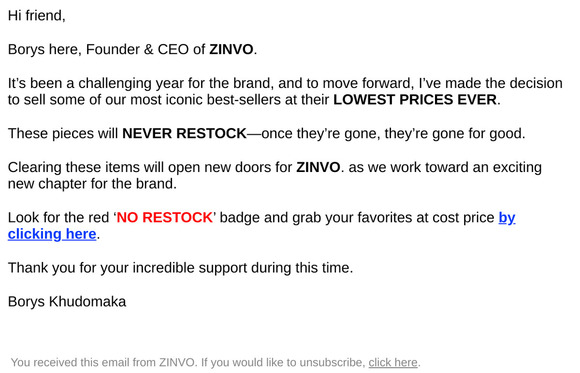 A letter from Borys (Founder & CEO)