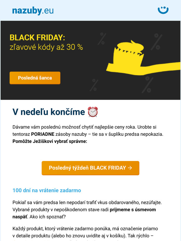 [BLACK FRIDAY] 🖤 Len do nedele. Zásobte sa, než to vypredajú 🤯