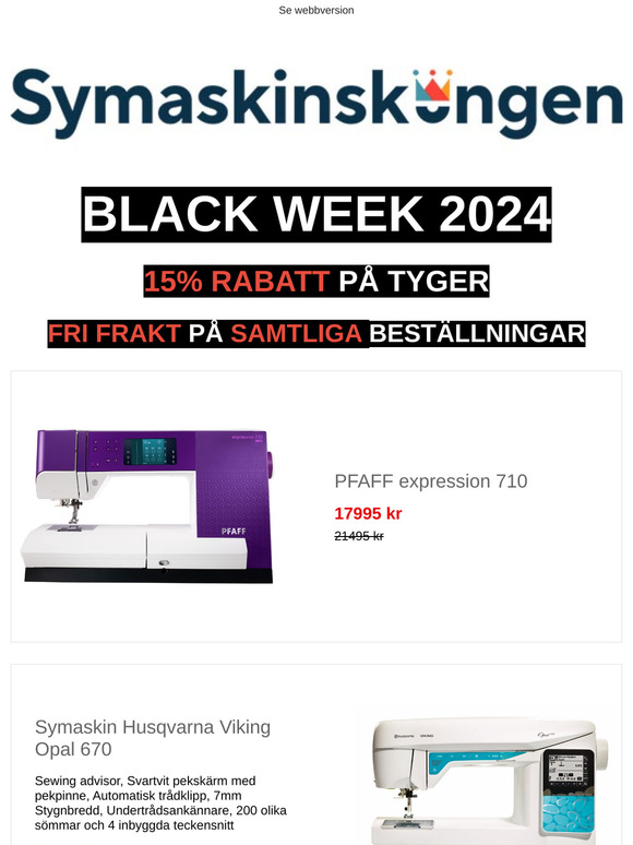 En del utav våra erbjudanden under årets Black week...