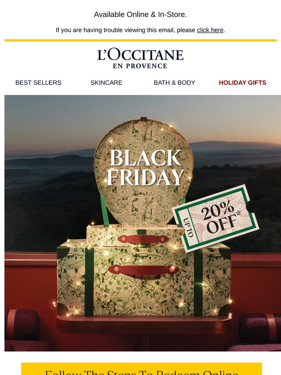 Black Friday 20% off starts NOW