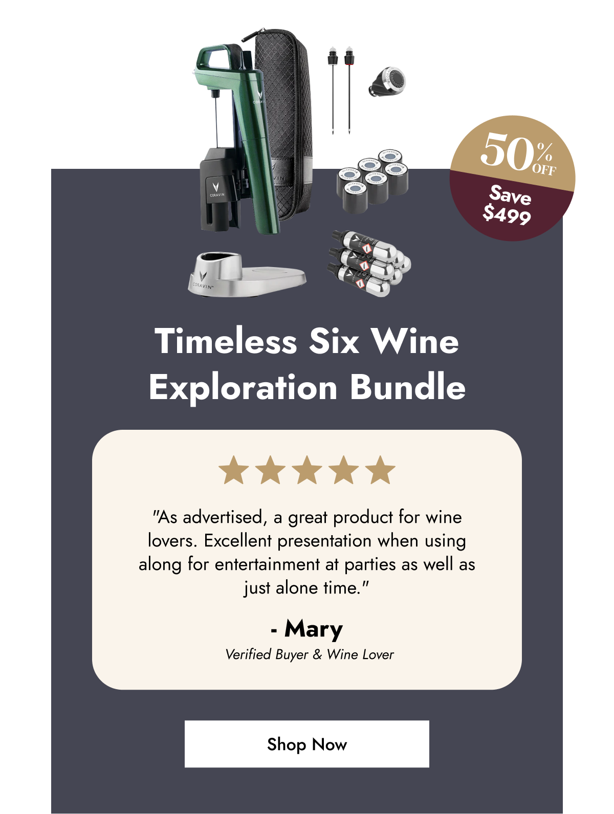 50% Off | Timeless Six Wine Exploration | Shop Now
