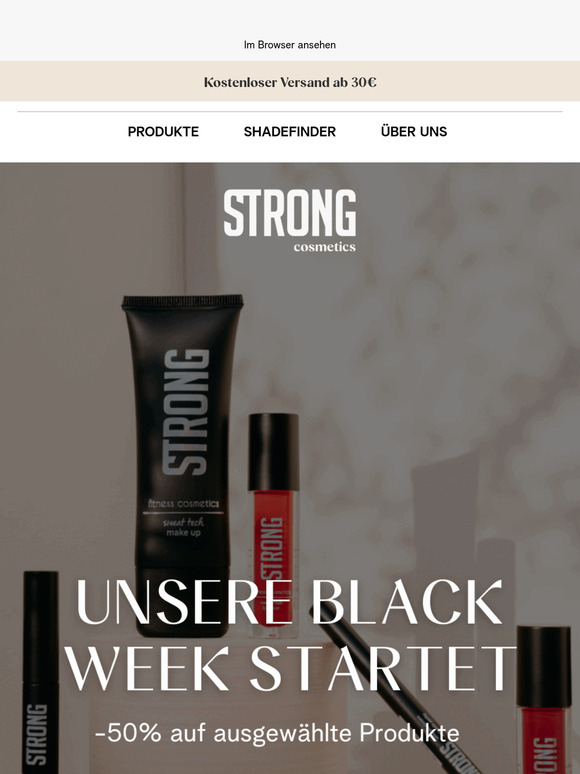 🖤 ES GEHT LOS: -50% zur BLACK WEEK 🔥