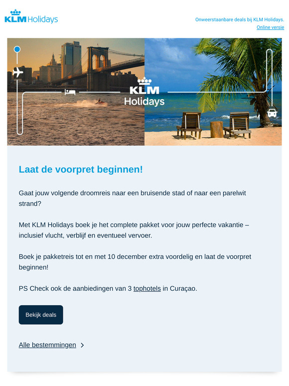 Profiteer nu van korting op pakketreizen naar jouw favoriete bestemming!