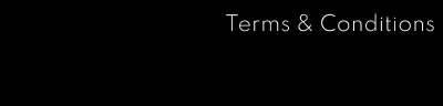 terms and conditions