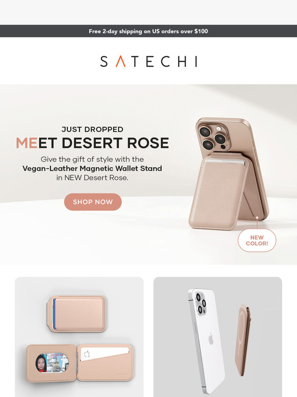 Meet Desert Rose: The Mag Wallet Your Stocking Needs