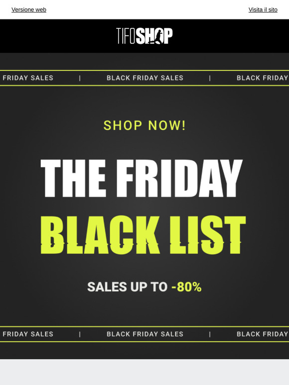 BLACK FRIDAY RUNNING: SCONTI FINO AL 60%!