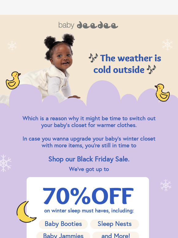 70% OFF Baby DeeDee Must-Haves