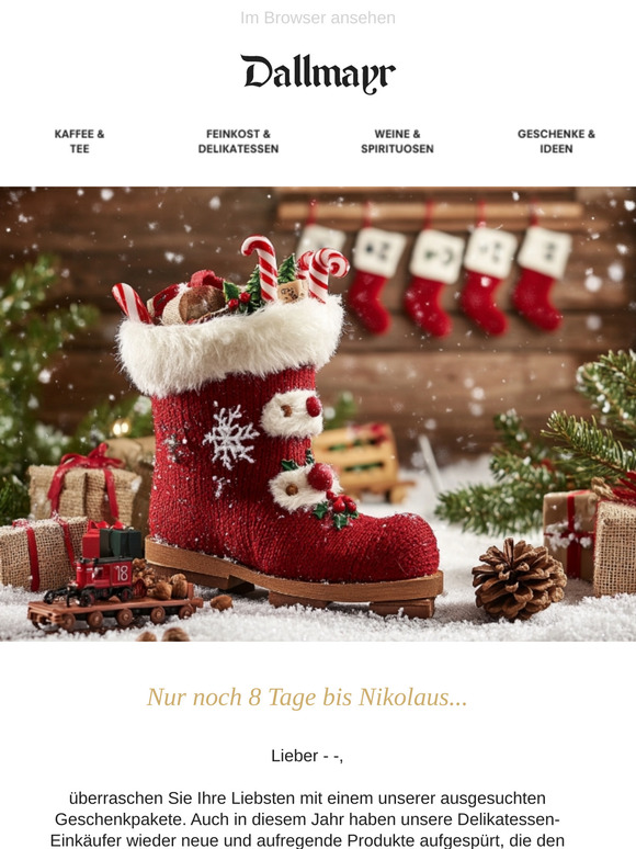 Nur noch 8 Tage bis Nikolaus...