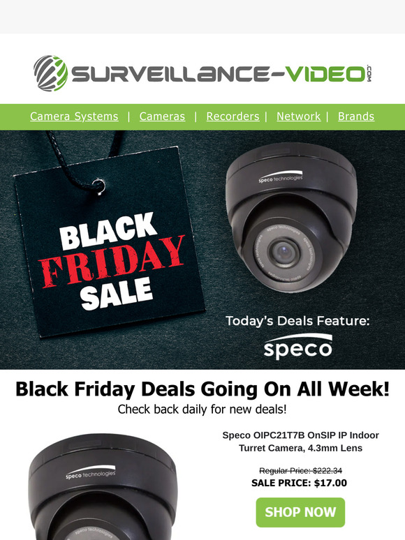 Speco Cameras Deal