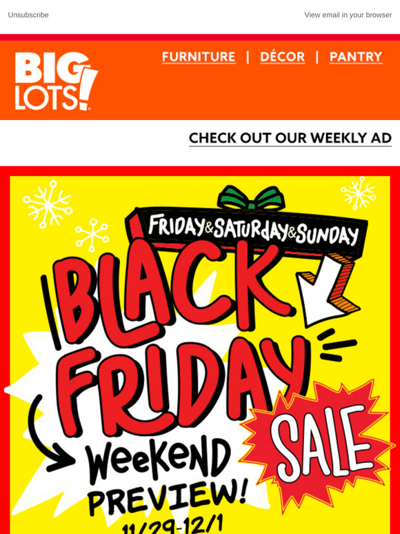 Big Lots Black Friday Deals—Start Your Cart Early! BOGO 50 OFF TOYS! Milled