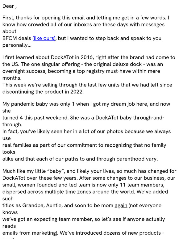 A Personal Note, From Our Hearts to Your Home