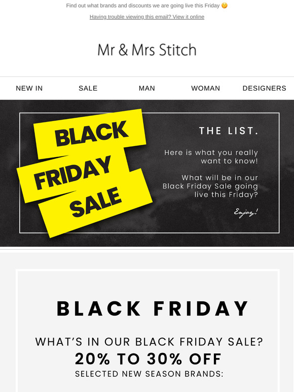 🤫 What discounts on Friday? 🤫  THE LIST!
