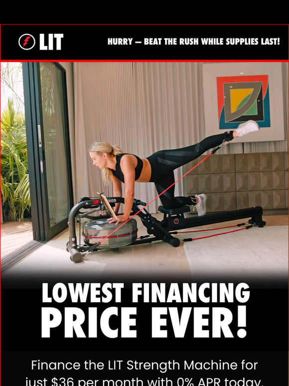 LOWEST FINANCING PRICE EVER! 🔥