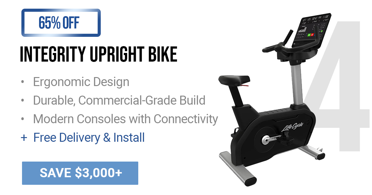 Integrity Lifecycle Upright Exercise Bike - Outlet | 65% OFF