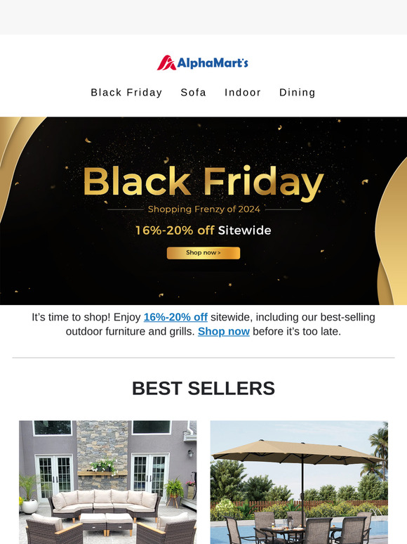 ⚡16%-20% Off Sitewide! Your Black Friday Savings Are Here!